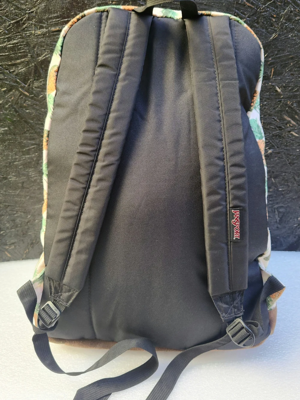Jansport Classic Pineapple Print Backpack - Beige, Green, Brown